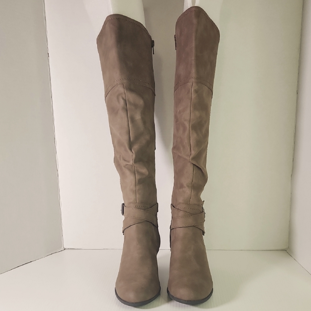 Women's Tan Knee-High Boots 8 by Indigo rd